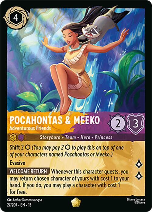 Pocahontas & Meeko - Adventurous Friends (27/207) [Attack of the Vine!] | Gamers Paradise