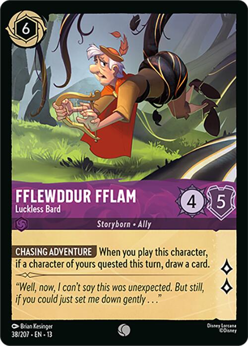 Fflewddur Fflam - Luckless Bard (38/207) [Attack of the Vine!] | Gamers Paradise