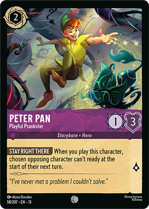 Peter Pan - Playful Prankster (58/207) [Attack of the Vine!] | Gamers Paradise