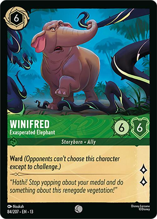 Winifred - Exasperated Elephant (84/207) [Attack of the Vine!] | Gamers Paradise