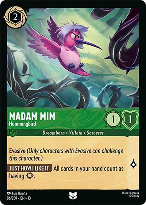 Madam Mim - Hummingbird (86/207) [Attack of the Vine!] | Gamers Paradise