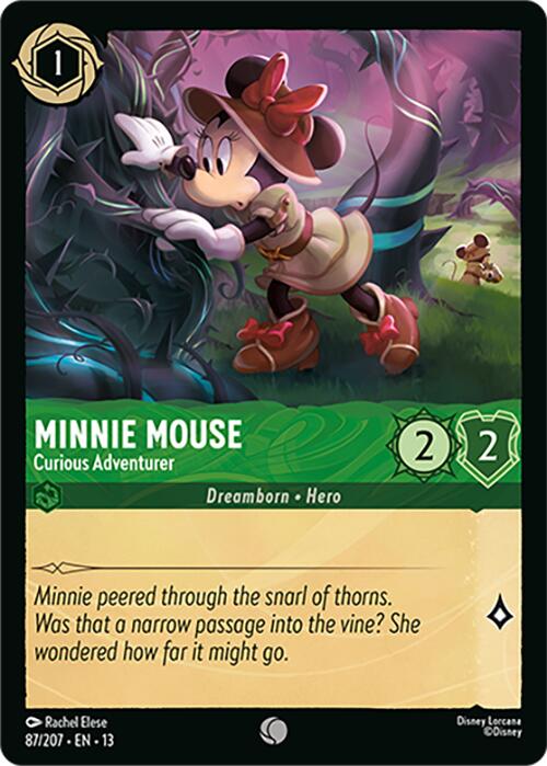 Minnie Mouse - Curious Adventurer (87/207) [Attack of the Vine!] | Gamers Paradise