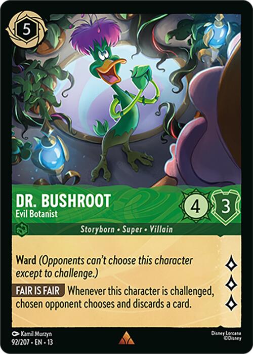 Dr. Bushroot - Evil Botanist (92/207) [Attack of the Vine!] | Gamers Paradise
