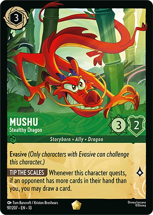 Mushu - Stealthy Dragon (97/207) [Attack of the Vine!] | Gamers Paradise