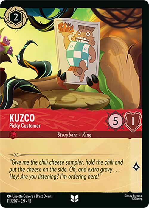 Kuzco - Picky Customer (Foil) (111/204) [Attack of the Vine!] | Gamers Paradise