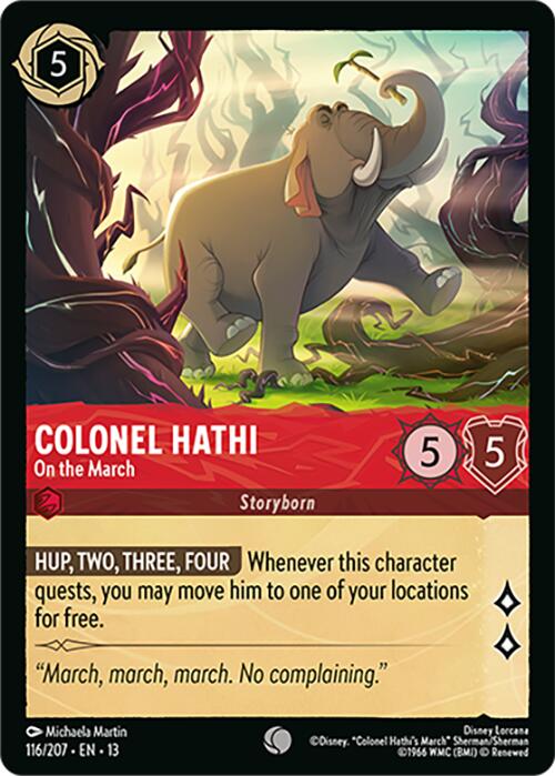 Colonel Hathi - On the March (116/207) [Attack of the Vine!] | Gamers Paradise