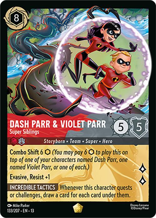 Dash Parr & Violet Parr - Super Siblings (133/207) [Attack of the Vine!] | Gamers Paradise