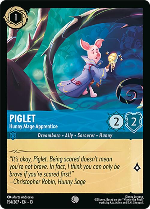 Piglet - Hunny Mage Apprentice (154/207) [Attack of the Vine!] | Gamers Paradise
