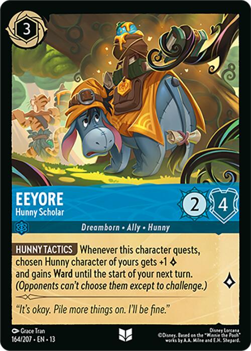 Eeyore - Hunny Scholar (164/207) [Attack of the Vine!] | Gamers Paradise