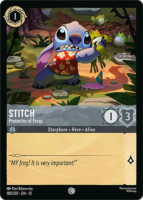 Stitch - Protector of Frogs (180/207) [Attack of the Vine!] | Gamers Paradise