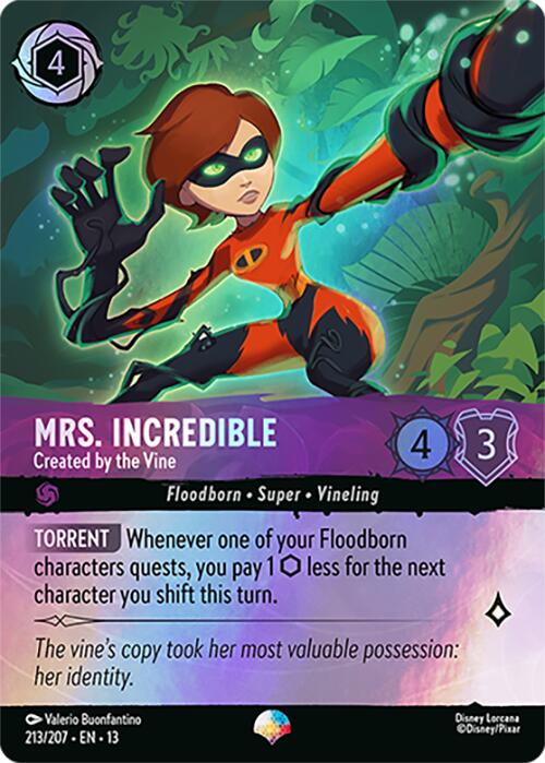 Mrs. Incredible - Created by the Vine (Epic) (213/207) [Attack of the Vine!] | Gamers Paradise