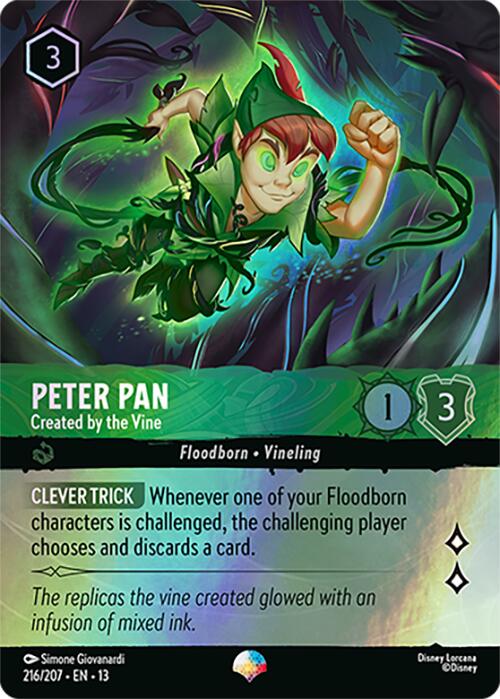 Peter Pan - Created by the Vine (Epic) (216/207) [Attack of the Vine!] | Gamers Paradise