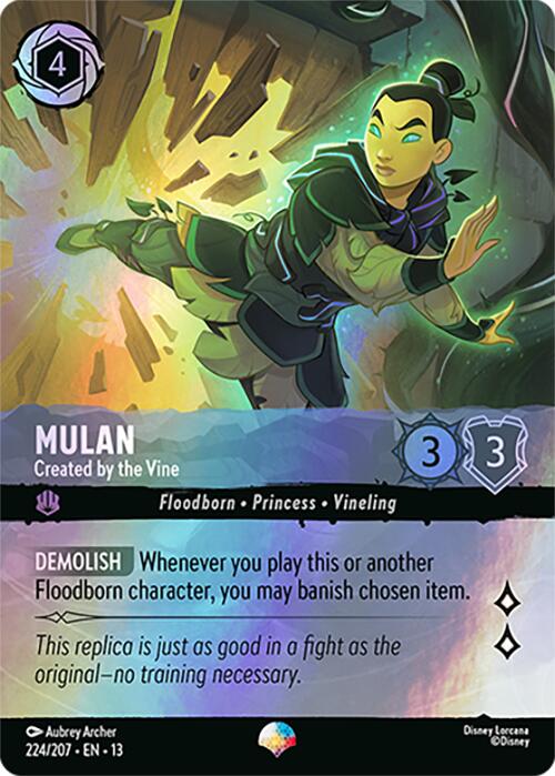 Mulan - Created by the Vine (Epic) (224/207) [Attack of the Vine!] | Gamers Paradise