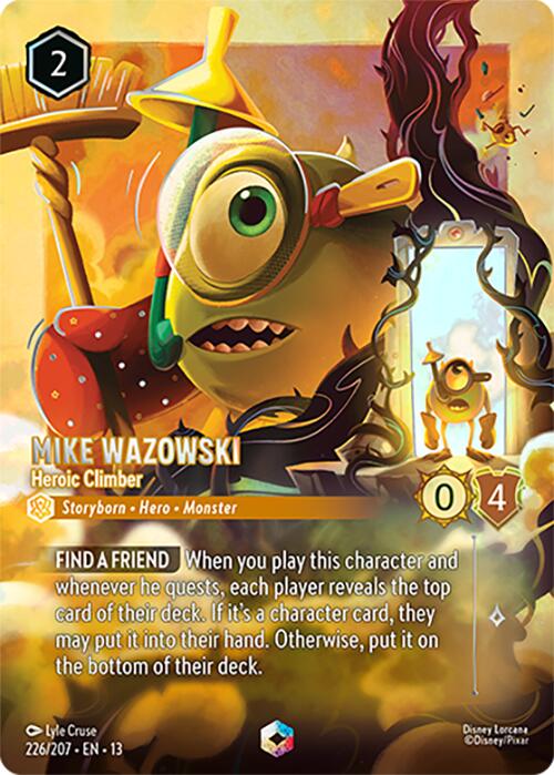Mike Wazowski - Heroic Climber (Enchanted) (226/207) [Attack of the Vine!] | Gamers Paradise