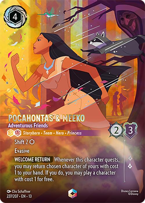 Pocahontas & Meeko - Adventurous Friends (Enchanted) (227/207) [Attack of the Vine!] | Gamers Paradise