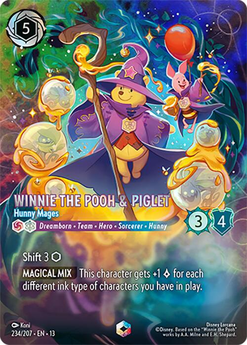 Winnie the Pooh & Piglet - Hunny Mages (Enchanted) (234/207) [Attack of the Vine!] | Gamers Paradise