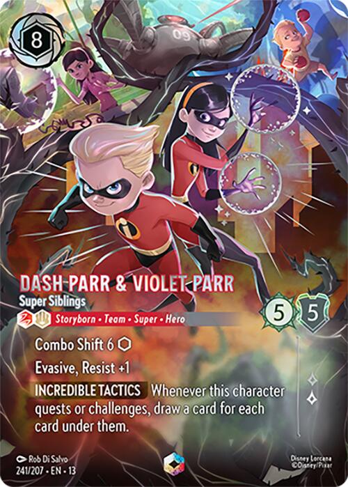 Dash Parr & Violet Parr - Super Siblings (Enchanted) (241/207) [Attack of the Vine!] | Gamers Paradise