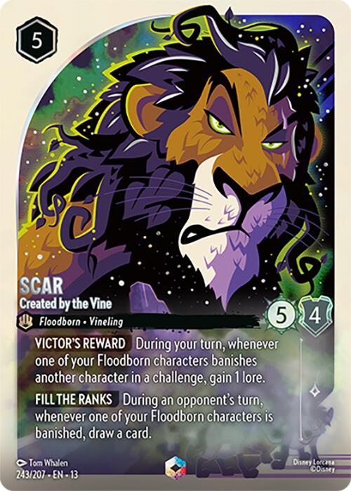Scar - Created by the Vine (Enchanted) (243/207) [Attack of the Vine!] | Gamers Paradise