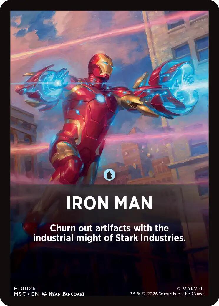 Iron Man Theme Card [Marvel Super Heroes Commander] | Gamers Paradise