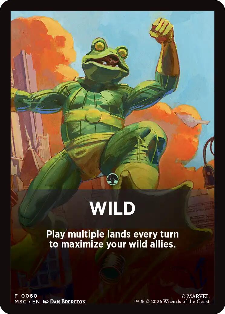 Wild Theme Card [Marvel Super Heroes Commander] | Gamers Paradise