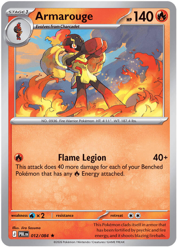 Armarouge (012/084) [Mega Evolution: Pitch Black] | Gamers Paradise