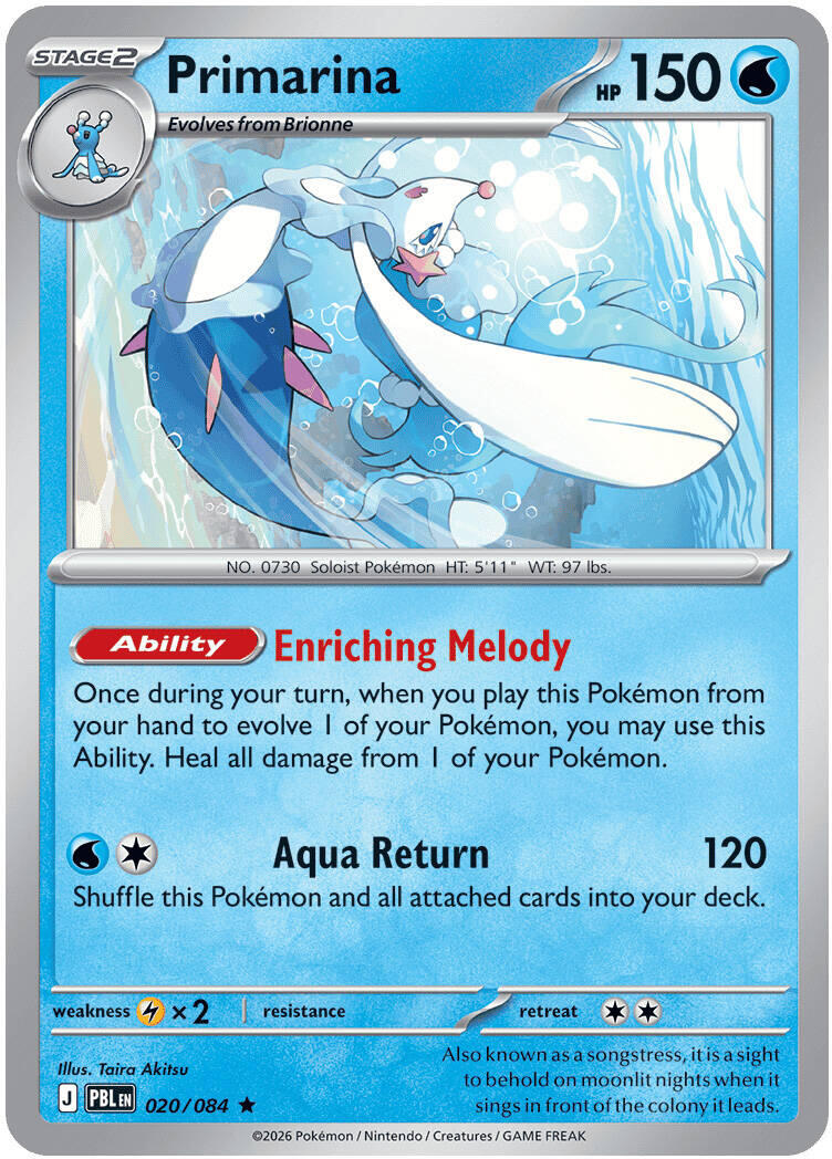 Primarina (020/084) [Mega Evolution: Pitch Black] | Gamers Paradise