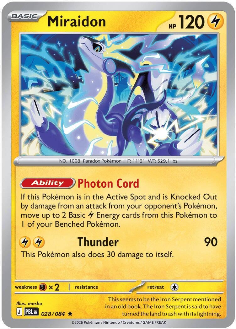 Miraidon (028/084) [Mega Evolution: Pitch Black] | Gamers Paradise