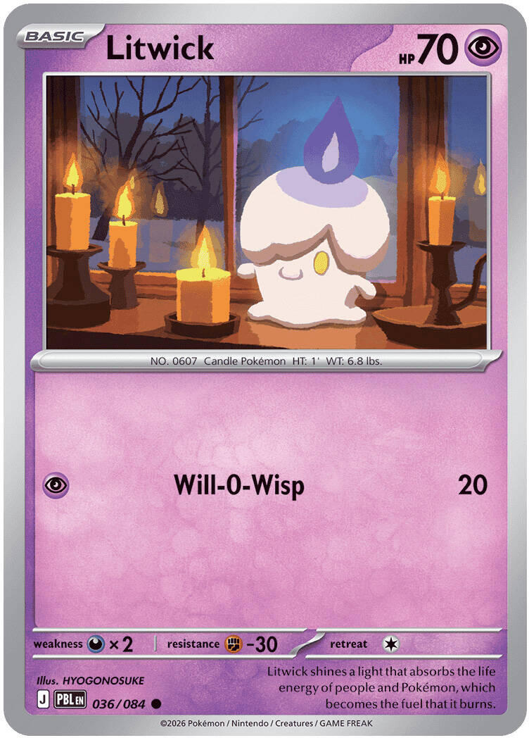 Litwick (036/084) [Mega Evolution: Pitch Black] | Gamers Paradise