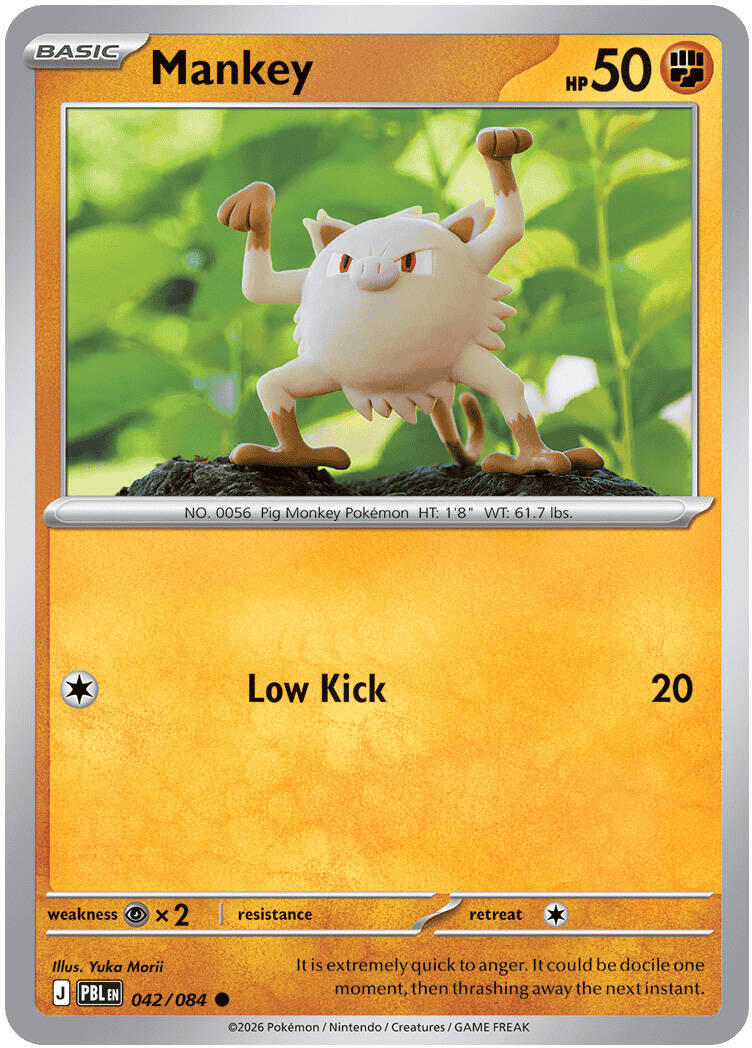 Mankey (042/084) [Mega Evolution: Pitch Black] | Gamers Paradise