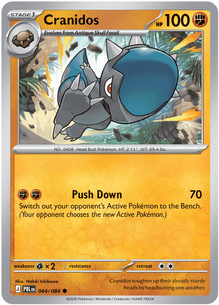 Cranidos (044/084) [Mega Evolution: Pitch Black] | Gamers Paradise