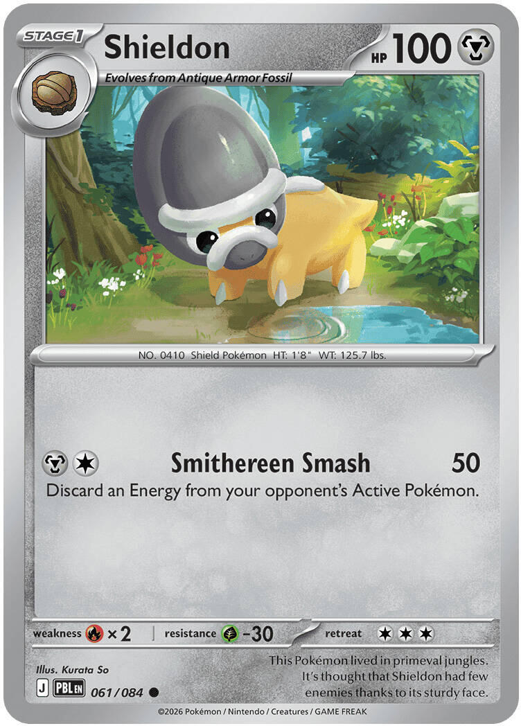 Shieldon (061/084) [Mega Evolution: Pitch Black] | Gamers Paradise
