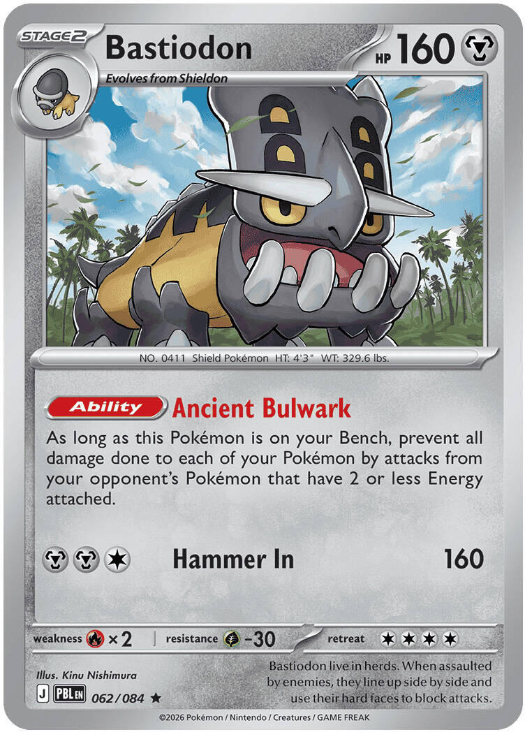 Bastiodon (062/084) [Mega Evolution: Pitch Black] | Gamers Paradise