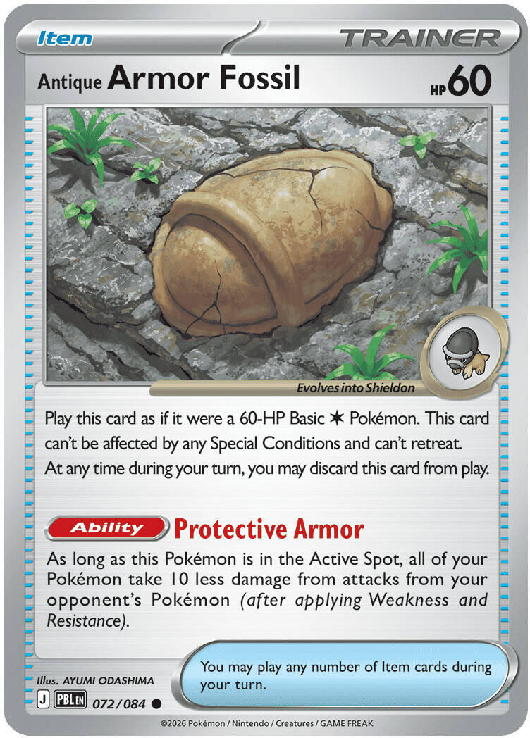 Antique Armor Fossil (072/084) [Mega Evolution: Pitch Black] | Gamers Paradise
