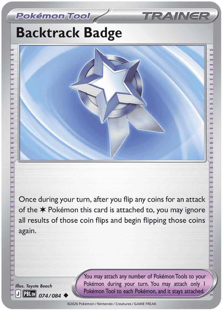 Backtrack Badge (074/084) [Mega Evolution: Pitch Black] | Gamers Paradise