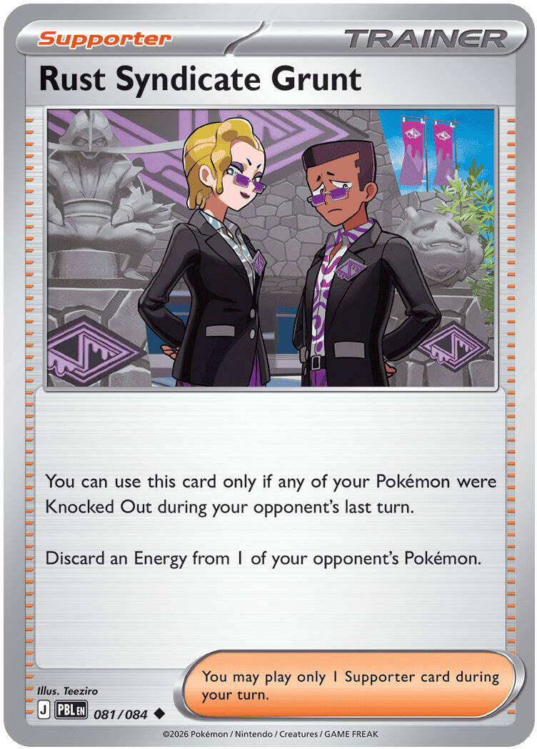 Rust Syndicate Grunt (081/084) [Mega Evolution: Pitch Black] | Gamers Paradise