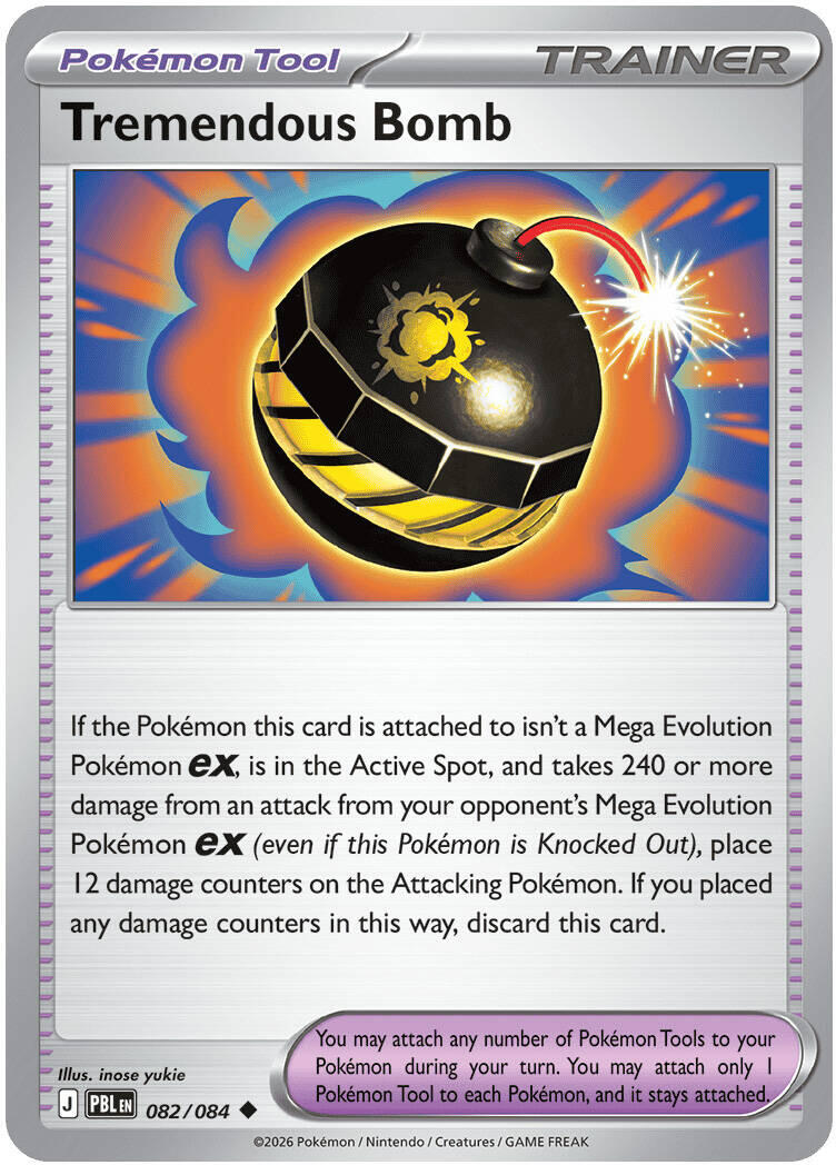 Tremendous Bomb (082/084) [Mega Evolution: Pitch Black] | Gamers Paradise