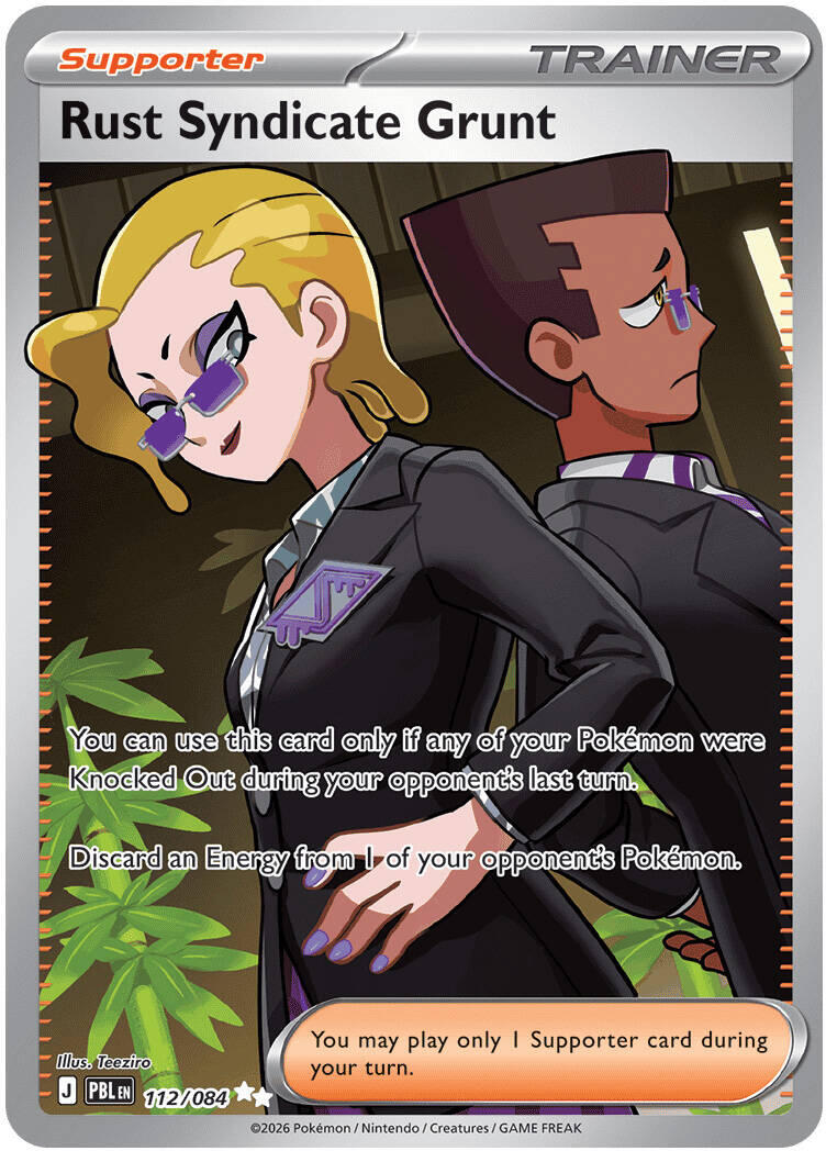 Rust Syndicate Grunt (112/084) [Mega Evolution: Pitch Black] | Gamers Paradise