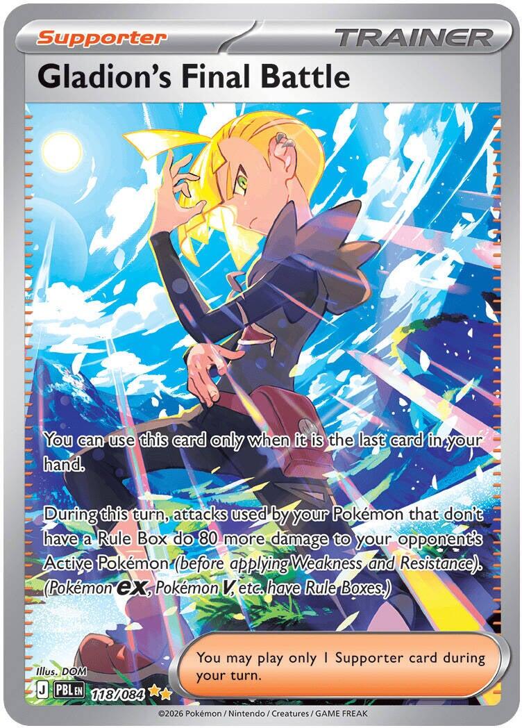 Gladion's Final Battle (118/084) [Mega Evolution: Pitch Black] | Gamers Paradise