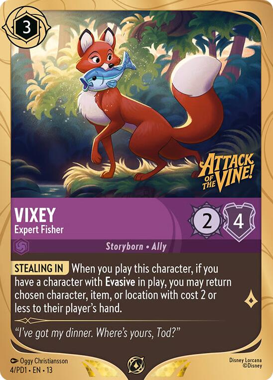 Vixey - Expert Fisher (4) [Promo Cards] | Gamers Paradise