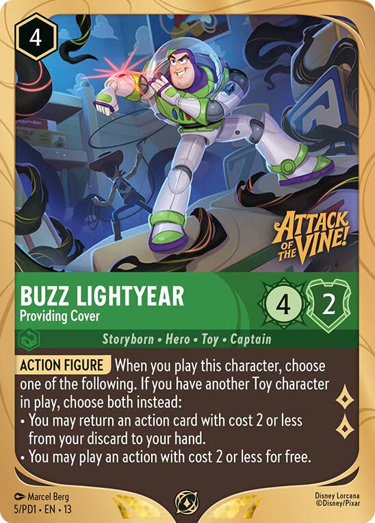 Buzz Lightyear - Providing Cover (5) [Promo Cards] | Gamers Paradise