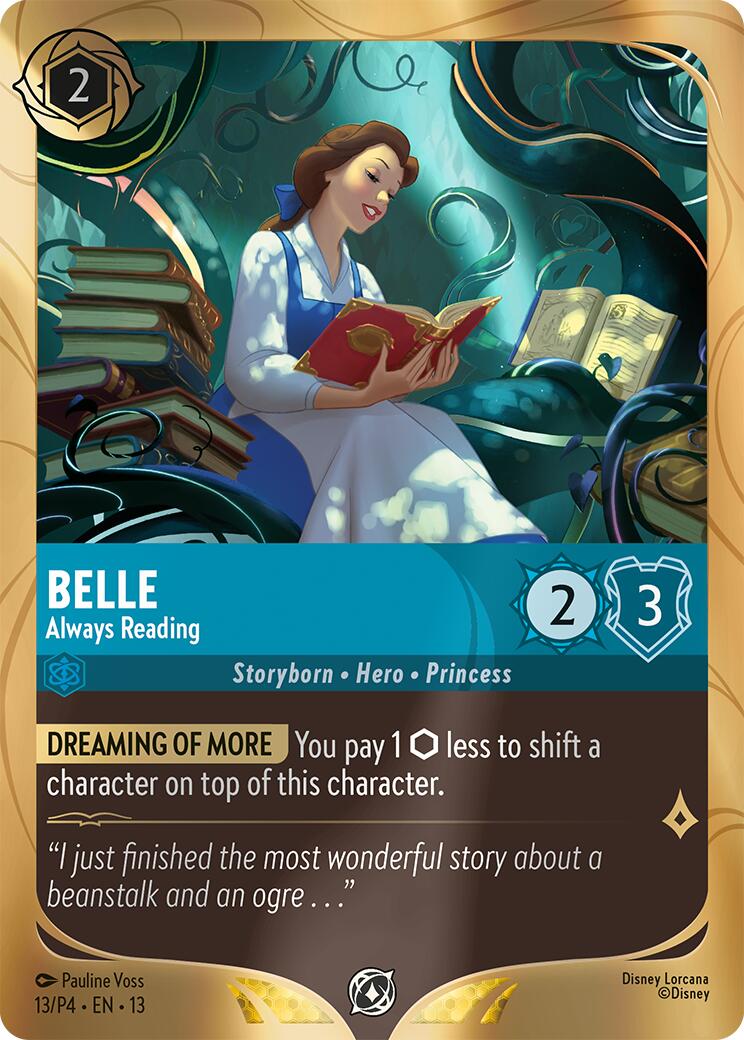 Belle - Always Reading (13) [Promo Cards] | Gamers Paradise