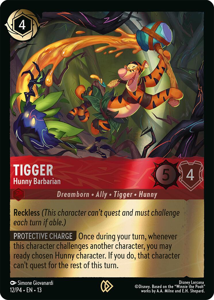 Tigger - Hunny Barbarian (12) [Promo Cards] | Gamers Paradise