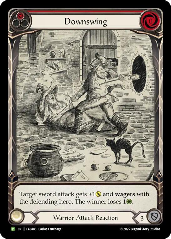 Downswing [FAB485] (Promo)  Rainbow Foil | Gamers Paradise