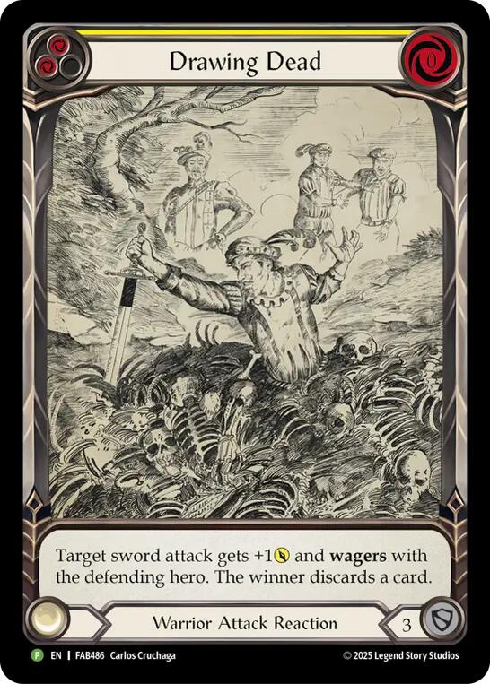 Drawing Dead [FAB486] (Promo)  Rainbow Foil | Gamers Paradise