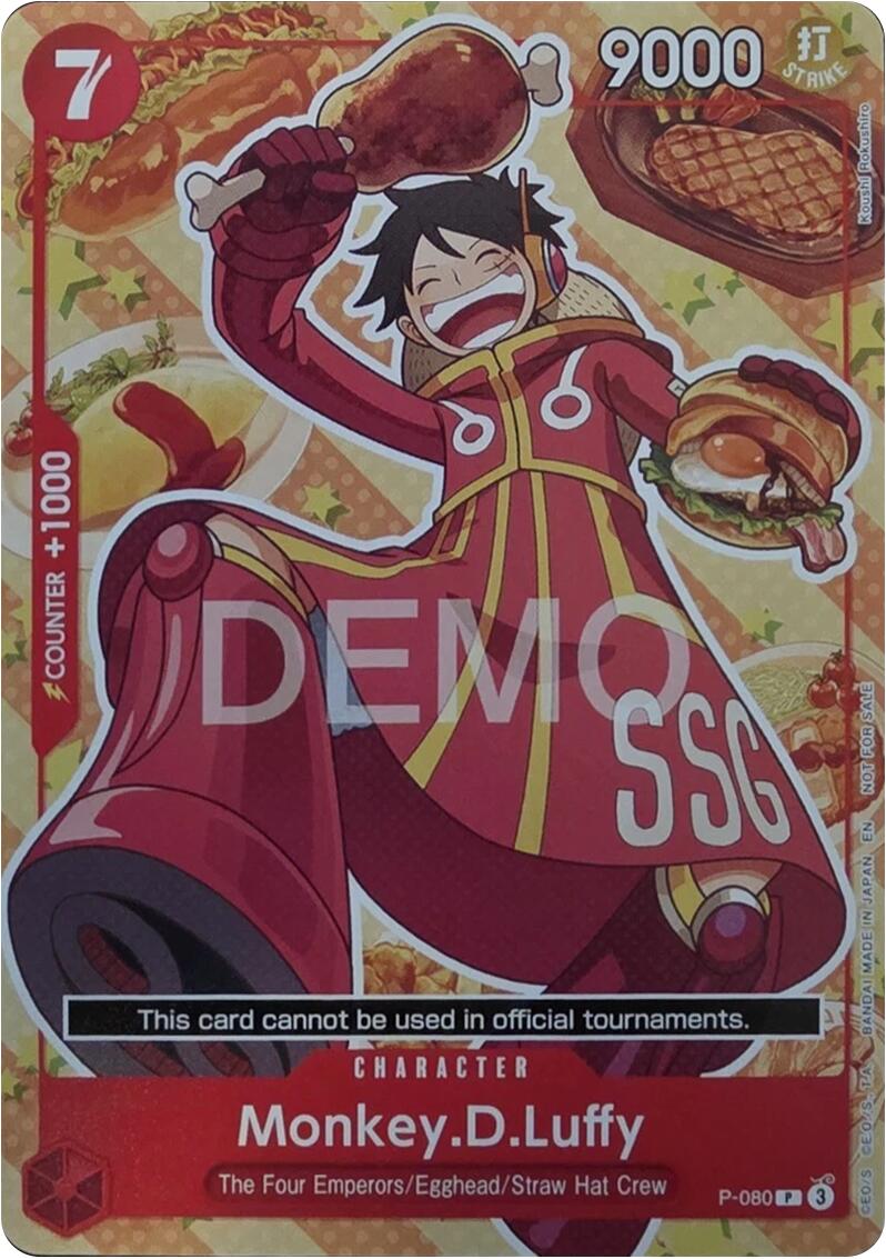 Monkey.D.Luffy (P-080) [One Piece Demo Deck Cards] | Gamers Paradise