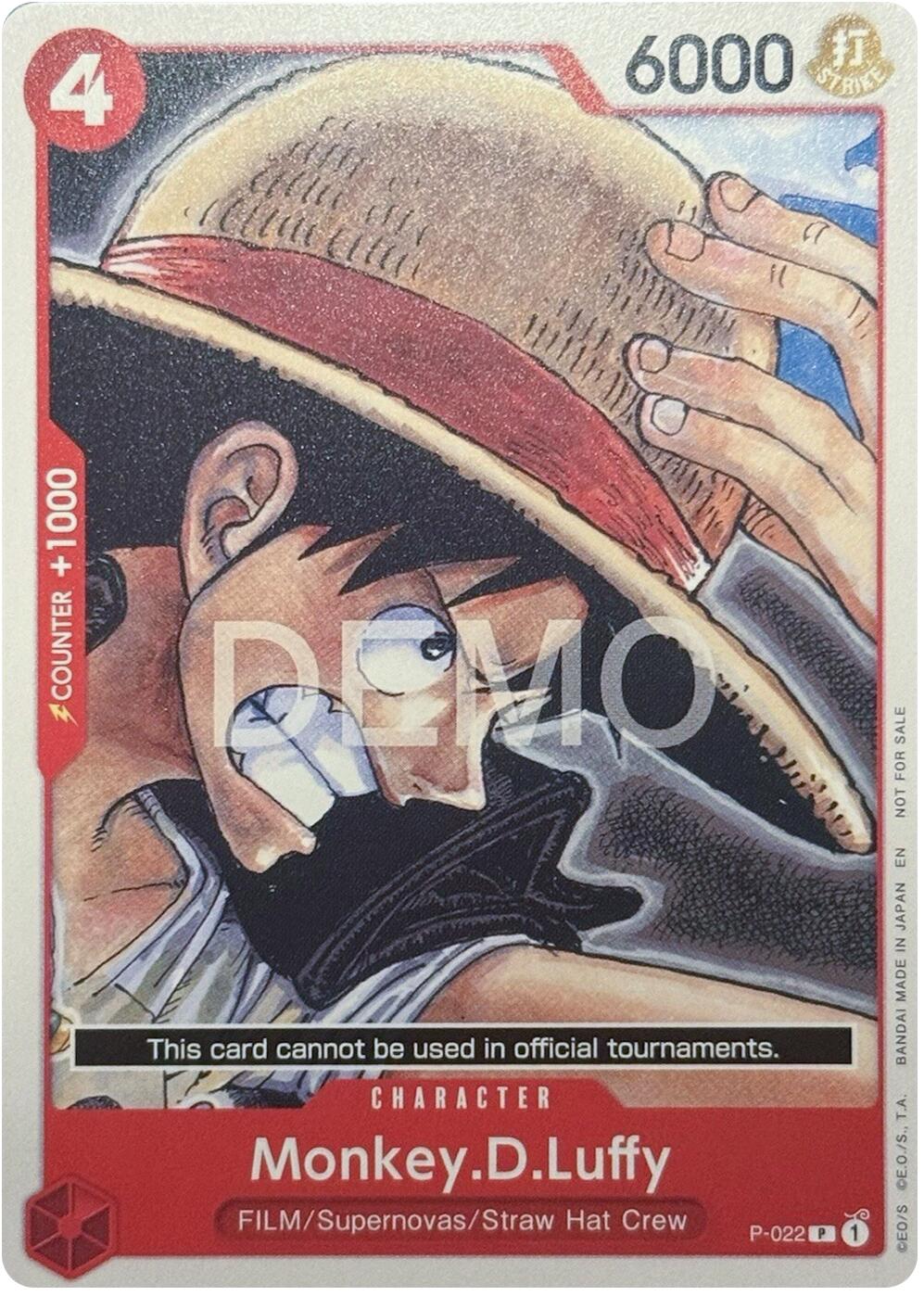 Monkey.D.Luffy (P-022) [One Piece Demo Deck Cards] | Gamers Paradise