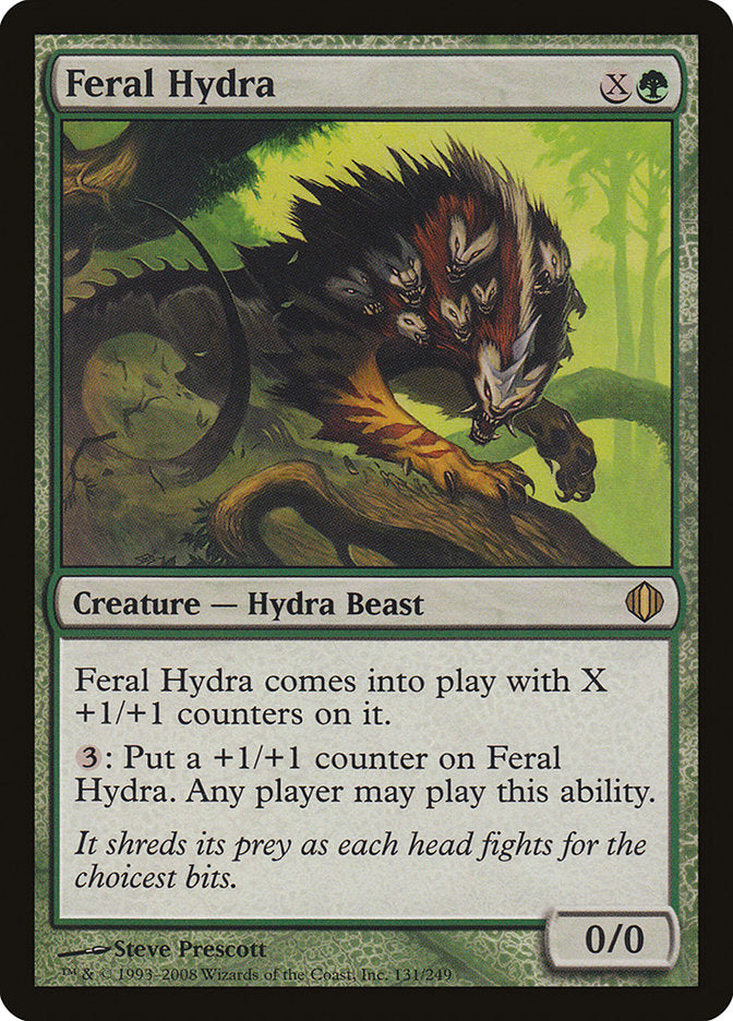 Feral Hydra (Oversized) [Oversize Cards] | Gamers Paradise