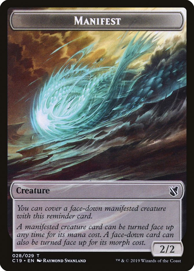 Manifest [Commander 2019 Tokens] | Gamers Paradise