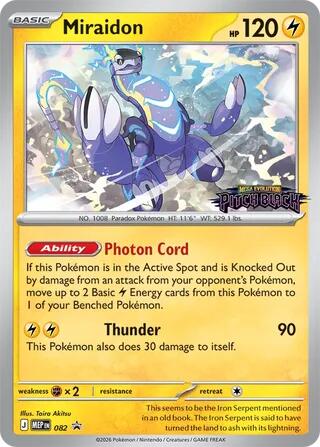 Miraidon (082) (Pitch Black Stamped) [Mega Evolution Promo] | Gamers Paradise