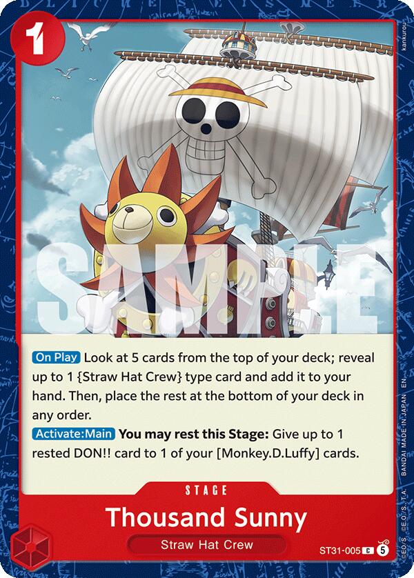 Thousand Sunny [Starter Deck: RED Monkey.D.Luffy] | Gamers Paradise